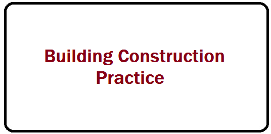 building construction practice notes