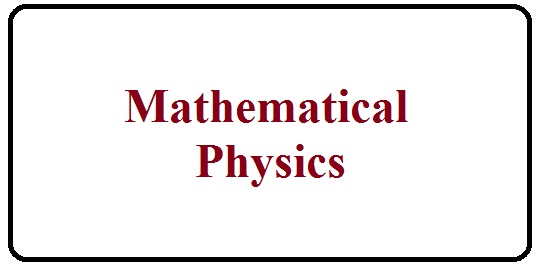 Mathematical Physics