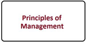 Principles of Management – Expert Notes Online