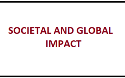 SOCIETAL AND GLOBAL IMPACT By Er. Aneesh Goyal